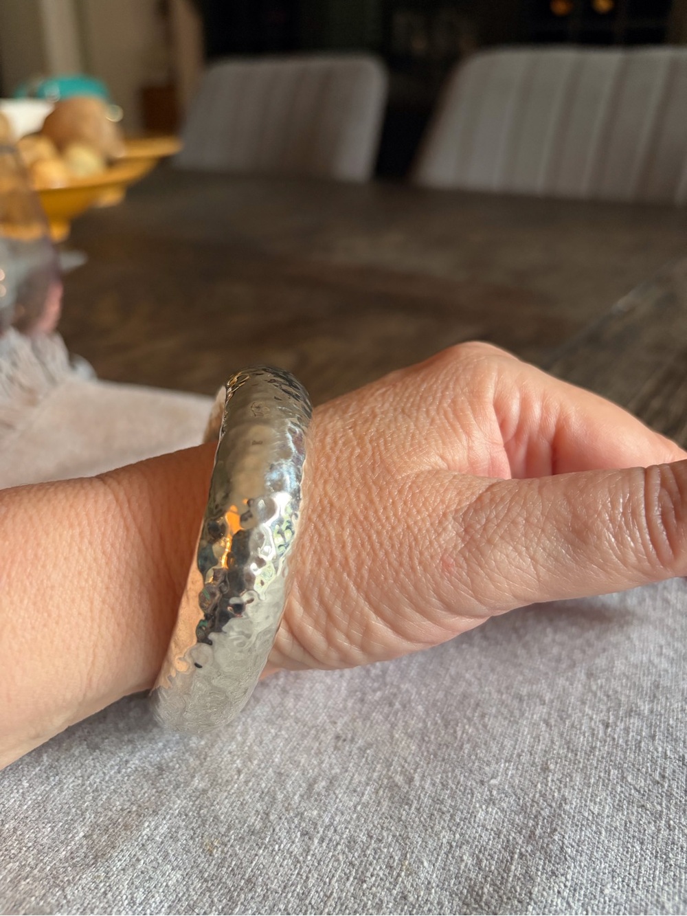 Ippolita Hammered Sterling Silver Cuff Bracelet